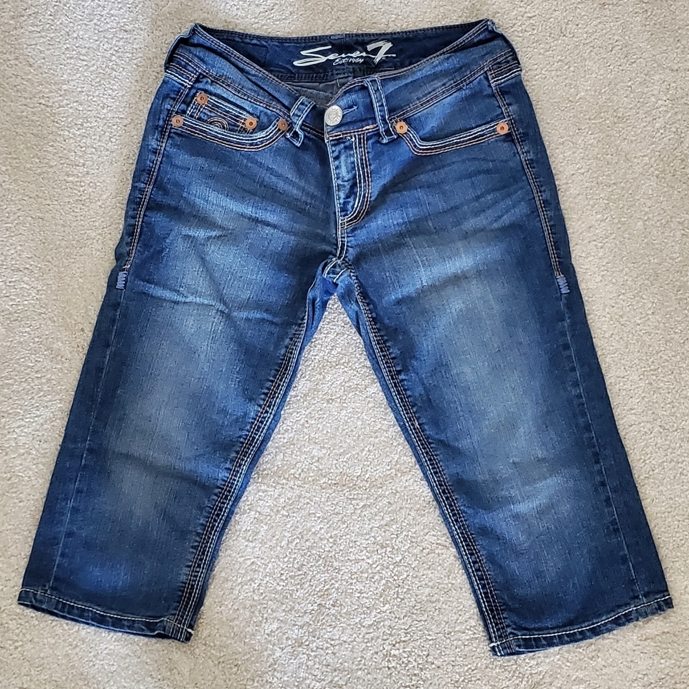 SEVEN7 CROPPED JEANS SIZE 8